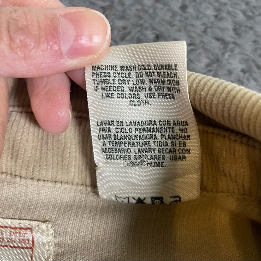 Vintage Levi Strauss Women's Corduroy Jacket Tan Blazer‎ Size XL Classic - Picture 4 of 8